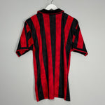 Shop 1993/94 AC MILAN HOME SHIRT (M) LOTTO, classic football shirts, vintage football shirts & retro soccer jerseys at Cult Kits