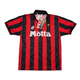 Buy 1993/94 AC Milan Maldini 3 *BNWT* Home Shirt (L) Lotto ~ Free worldwide shipping available ~ Authentic Vintage Football Shirts from Cult Kits
