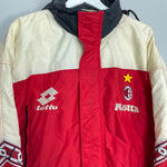 Shop 1993/94 AC MILAN PADDED BENCH COAT (L) LOTTO, classic football shirts, vintage football shirts & retro soccer jerseys at Cult Kits