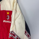 Shop 1993/94 AC MILAN PADDED BENCH COAT (L) LOTTO, classic football shirts, vintage football shirts & retro soccer jerseys at Cult Kits