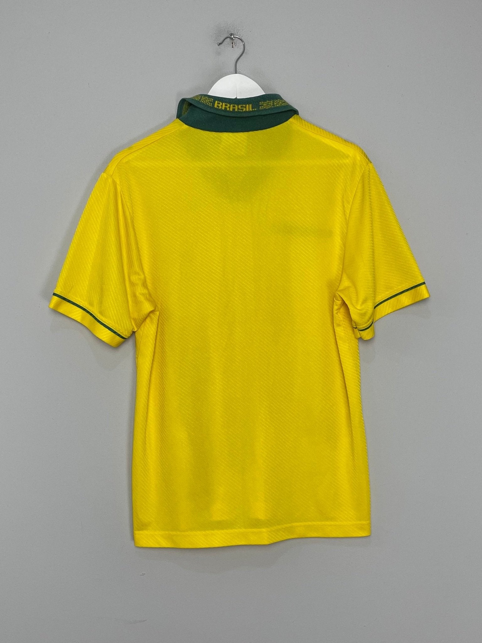 Shop 1993/94 BRAZIL HOME SHIRT (M) UMBRO, classic football shirts, vintage football shirts & retro soccer jerseys at Cult Kits