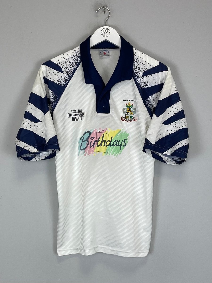 1993/94 BURY FC HOME SHIRT (M) MATCHWINNER - Cult Kits - Medium - Buy Vintage Football Shirts, Authentic Retro Football Shirts For Sale, Classic Football Shirts & Soccer Jersey