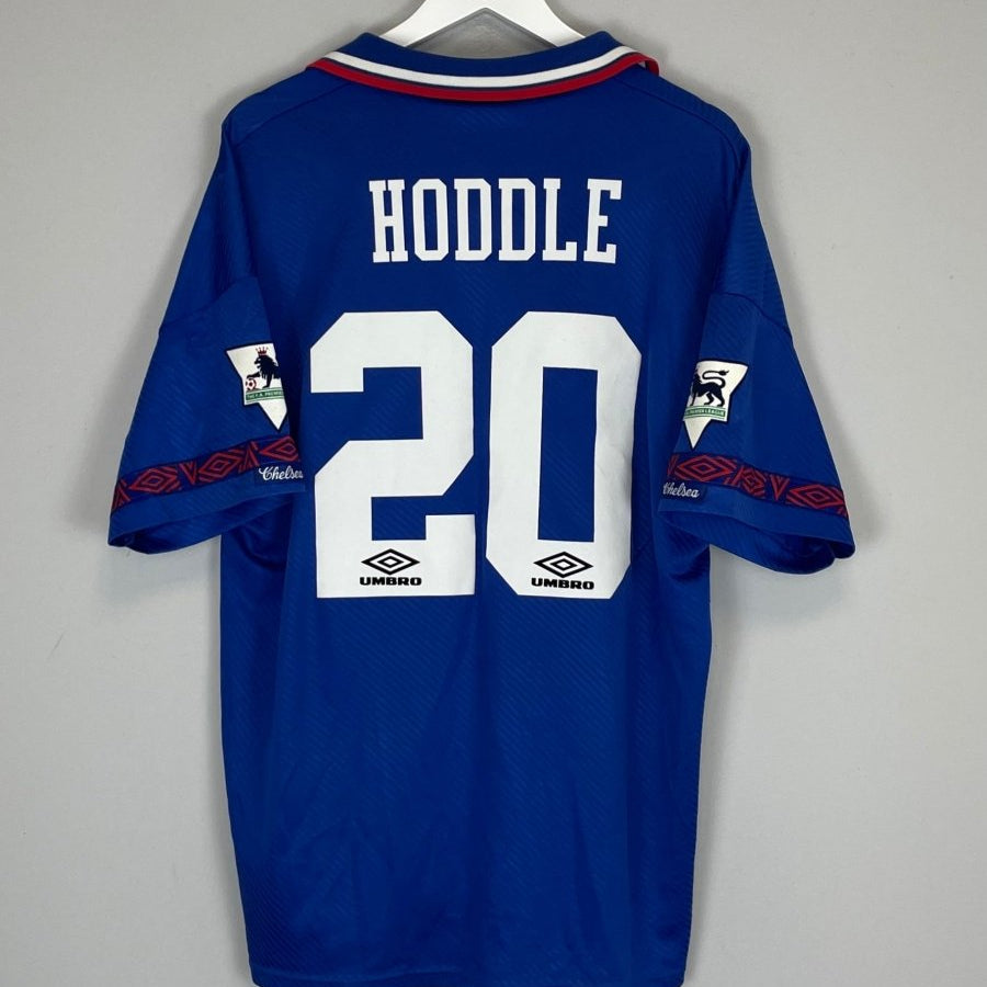 1993/94 CHELSEA HODDLE 20 HOME SHIRT (XL) UMBRO - Cult Kits - XL - Buy Vintage Football Shirts, Authentic Retro Football Shirts For Sale, Classic Football Shirts & Soccer Jersey