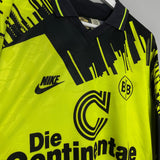 Shop 1993/94 DORTMUND L/S HOME SHIRT (XXL) NIKE, classic football shirts, vintage football shirts & retro soccer jerseys at Cult Kits