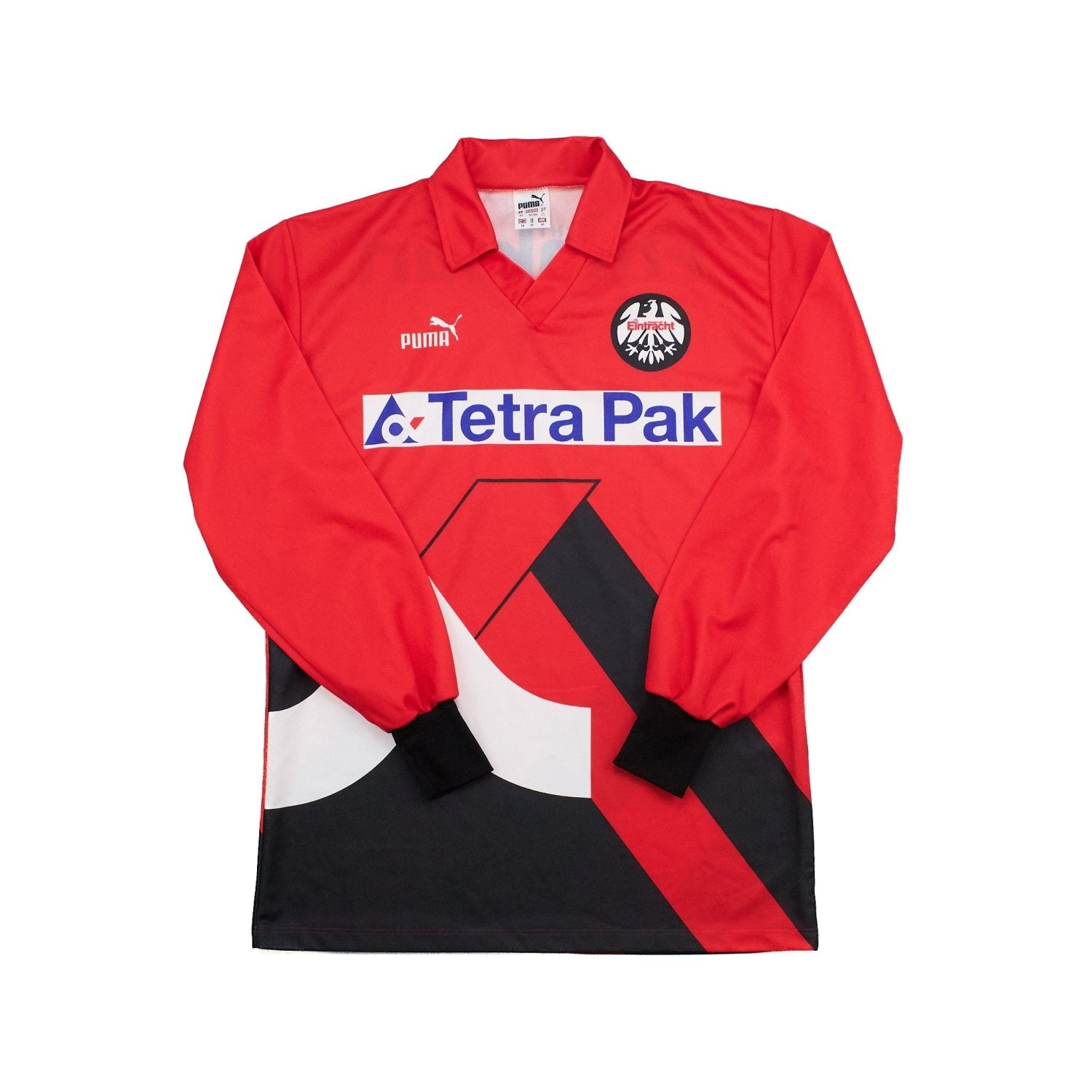 Buy 1993/94 Eintracht Frankfurt L/S *Signed* Home Shirt (M) Puma ~ Free worldwide shipping ~ Authentic Vintage Football Shirts from Cult Kits