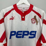 Shop 1993/94 FC KOLN *SIGNED* HOME SHIRT (M) PUMA, classic football shirts, vintage football shirts & retro soccer jerseys at Cult Kits