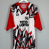 Shop 1993/94 HANNOVER 96 HOME SHIRT (XL) TEAMSPORT, classic football shirts, vintage football shirts & retro soccer jerseys at Cult Kits