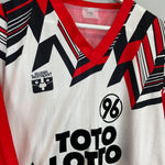Shop 1993/94 HANNOVER 96 HOME SHIRT (XL) TEAMSPORT, classic football shirts, vintage football shirts & retro soccer jerseys at Cult Kits