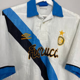 Shop 1993/94 INTER MILAN AWAY SHIRT (XXL) UMBRO, classic football shirts, vintage football shirts & retro soccer jerseys at Cult Kits