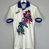 1993/94 ITALY TRAINING SHIRT (M) DIADORA - Cult Kits - Medium - Buy Vintage Football Shirts, Authentic Retro Football Shirts For Sale, Classic Football Shirts & Soccer Jersey