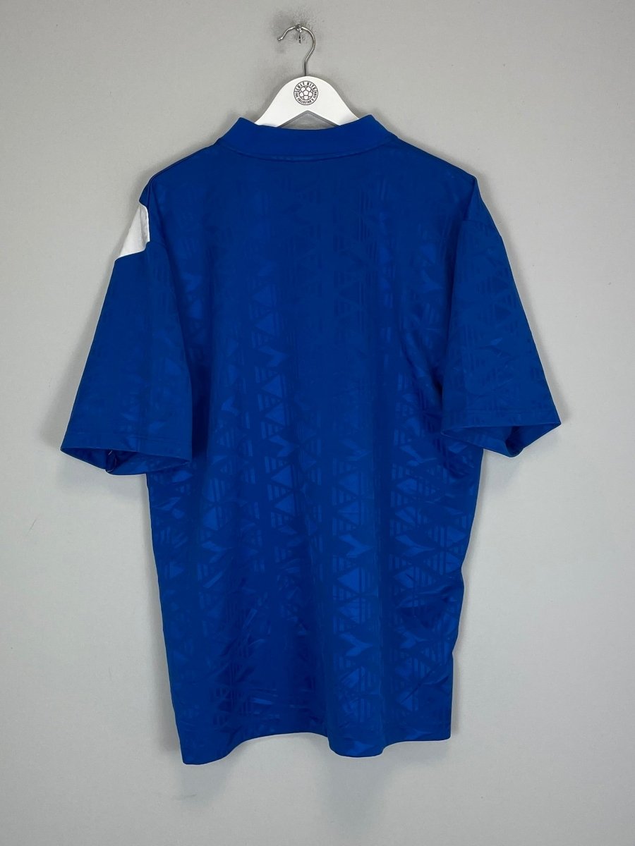 1993/94 ITALY TRAINING SHIRT (XL) DIADORA - Cult Kits - XL - Buy Vintage Football Shirts, Authentic Retro Football Shirts For Sale, Classic Football Shirts & Soccer Jersey