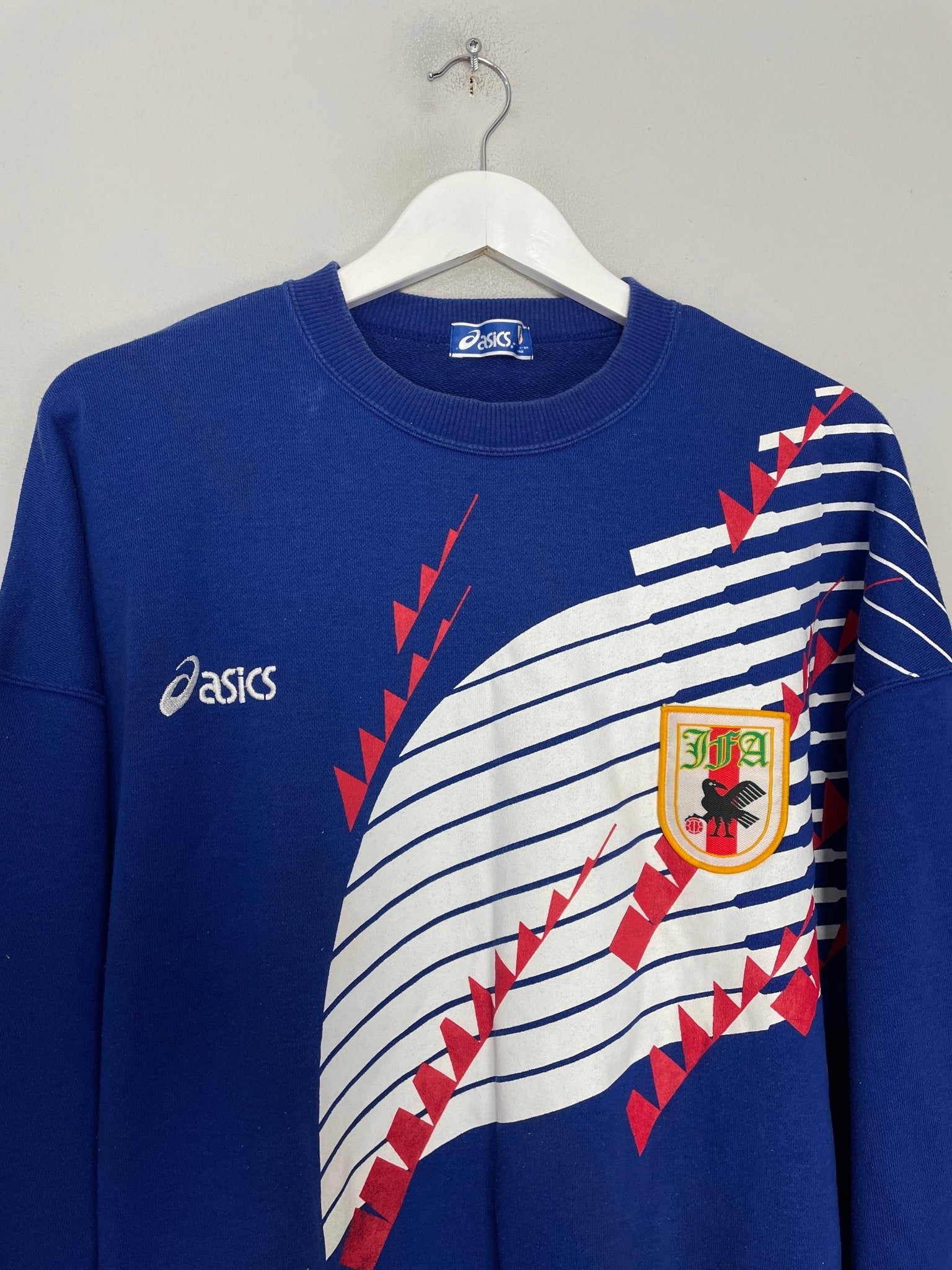 Shop 1993/94 JAPAN SWEATSHIRT (S) ASICS, classic football shirts, vintage football shirts & retro soccer jerseys at Cult Kits