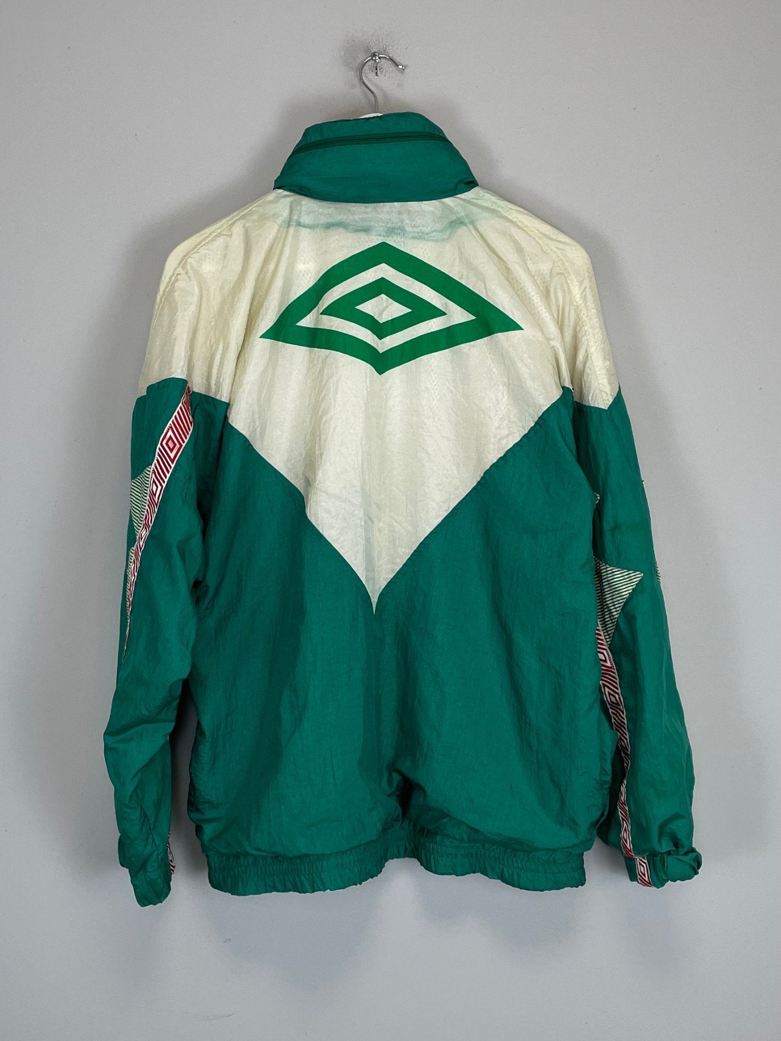 Shop 1993/94 MEXICO TRACK JACKET (M) UMBRO, classic football shirts, vintage football shirts & retro soccer jerseys at Cult Kits