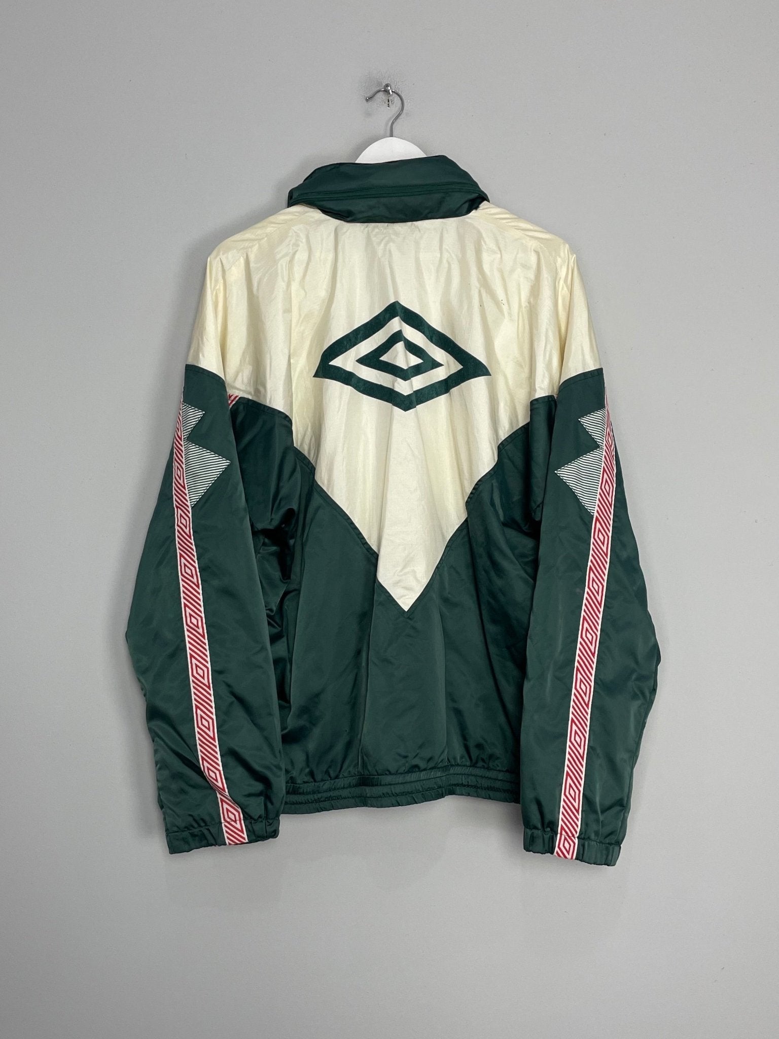 Shop 1993/94 MEXICO TRACK JACKET (XL) UMBRO, classic football shirts, vintage football shirts & retro soccer jerseys at Cult Kits