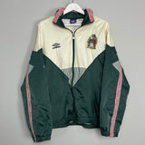 Shop 1993/94 MEXICO TRACK JACKET (XL) UMBRO, classic football shirts, vintage football shirts & retro soccer jerseys at Cult Kits