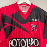 Shop 1993/94 NEUCHATEL XAMAX HOME SHIRT (M) REEBOK, classic football shirts, vintage football shirts & retro soccer jerseys at Cult Kits