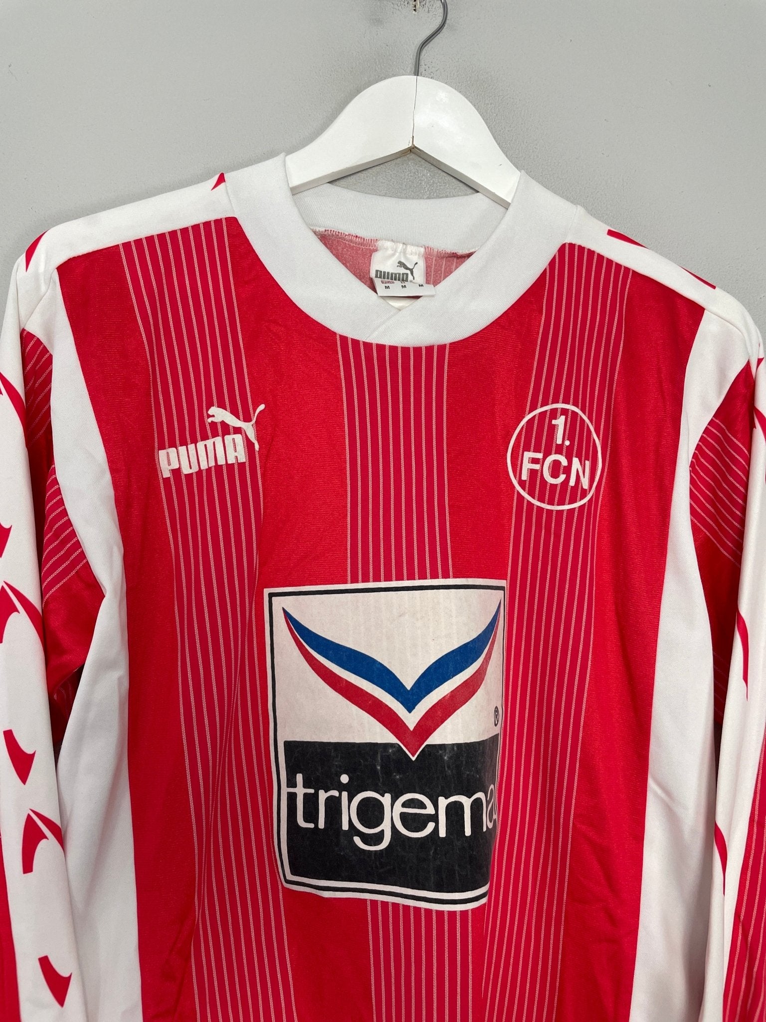 Shop 1993/94 NURNBERG L/S HOME SHIRT (M) PUMA, classic football shirts, vintage football shirts & retro soccer jerseys at Cult Kits