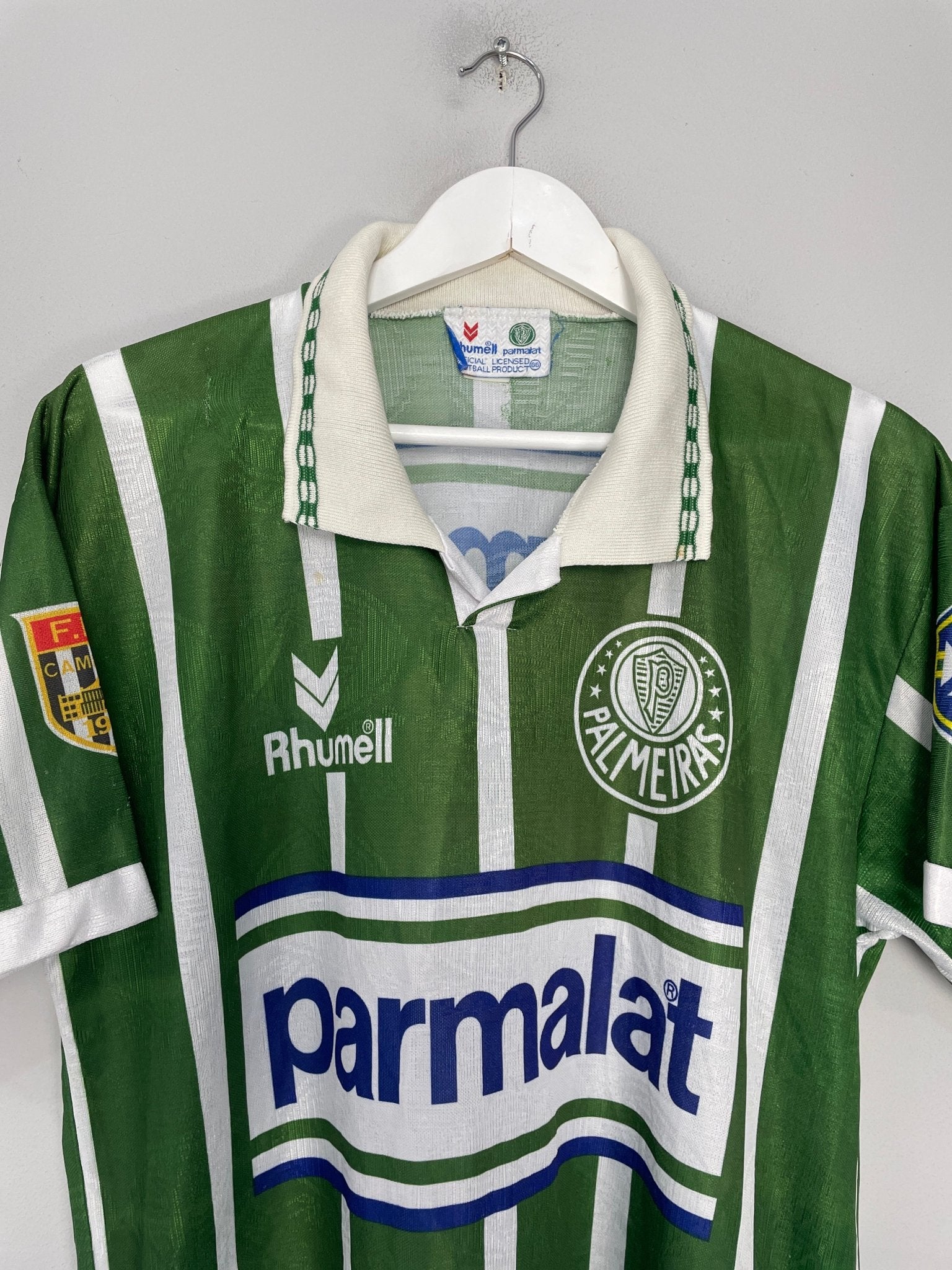 Shop 1993/94 PALMEIRAS #7 HOME SHIRT (XL) RHUMMEL, classic football shirts, vintage football shirts & retro soccer jerseys at Cult Kits