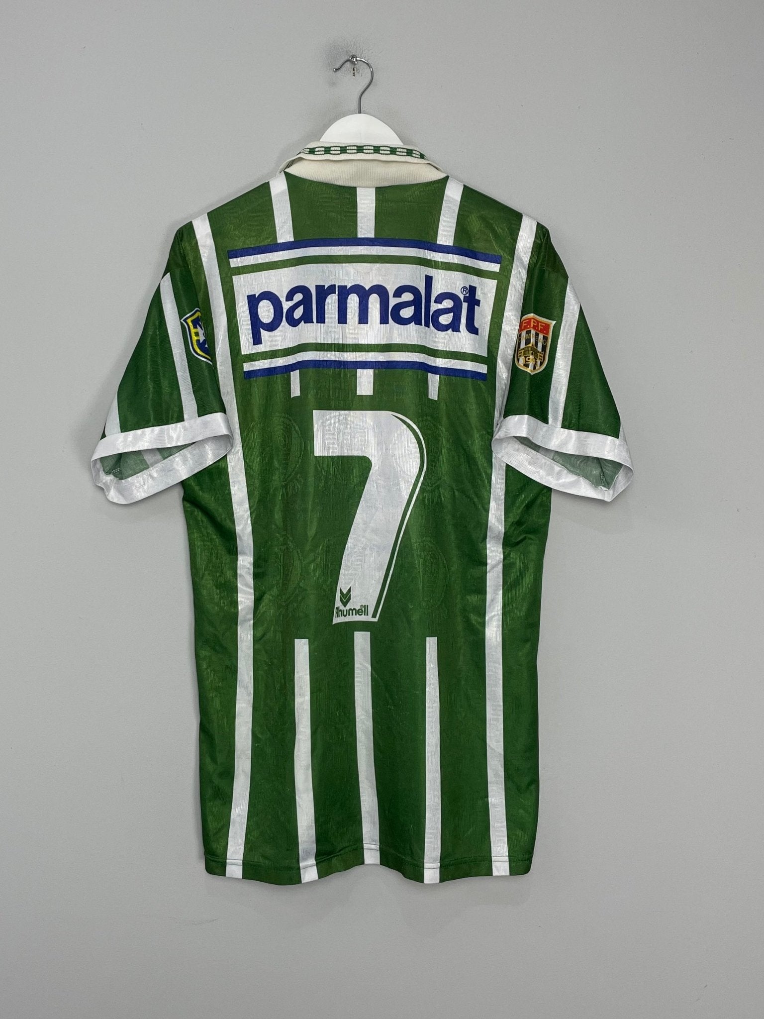 Shop 1993/94 PALMEIRAS #7 HOME SHIRT (XL) RHUMMEL, classic football shirts, vintage football shirts & retro soccer jerseys at Cult Kits