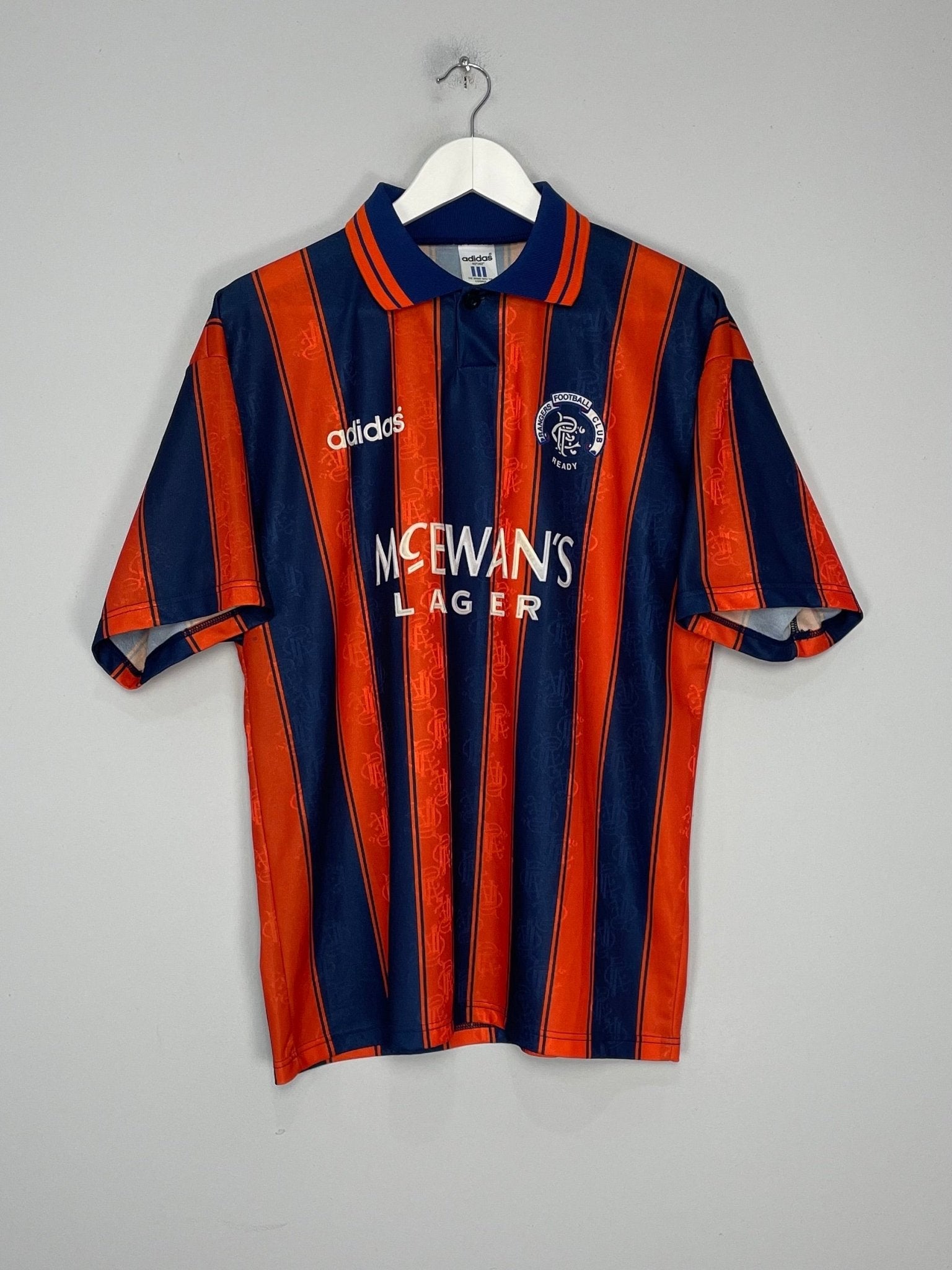 Shop 1993/94 RANGERS AWAY SHIRT (M) ADIDAS, classic football shirts, vintage football shirts & retro soccer jerseys at Cult Kits