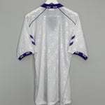 Shop 1993/94 REAL MADRID HOME SHIRT (XL) HUMMEL, classic football shirts, vintage football shirts & retro soccer jerseys at Cult Kits