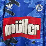 Shop 1993/94 SCHALKE HOME SHIRT (L) ADIDAS, classic football shirts, vintage football shirts & retro soccer jerseys at Cult Kits