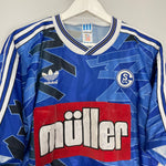 Shop 1993/94 SCHALKE HOME SHIRT (L) ADIDAS, classic football shirts, vintage football shirts & retro soccer jerseys at Cult Kits