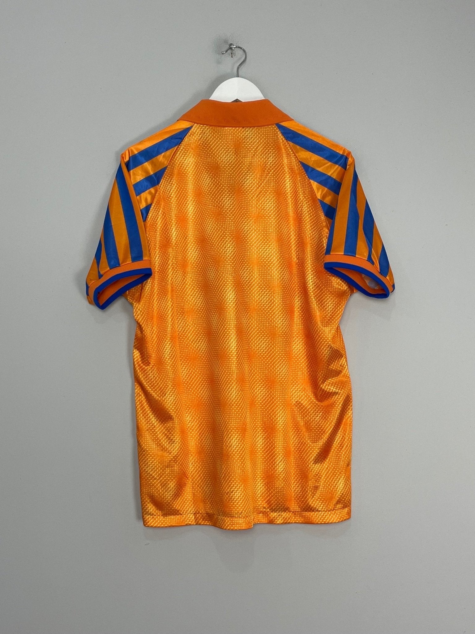 Shop 1993/94 SHIMIZU S-PULSE HOME SHIRT (L) MIZUNO, classic football shirts, vintage football shirts & retro soccer jerseys at Cult Kits