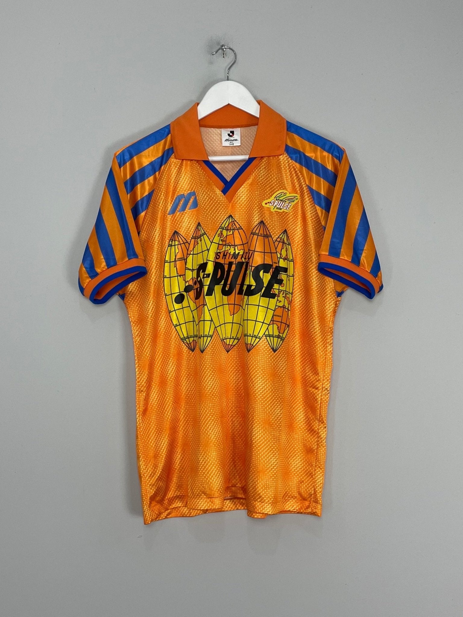Shop 1993/94 SHIMIZU S-PULSE HOME SHIRT (L) MIZUNO, classic football shirts, vintage football shirts & retro soccer jerseys at Cult Kits
