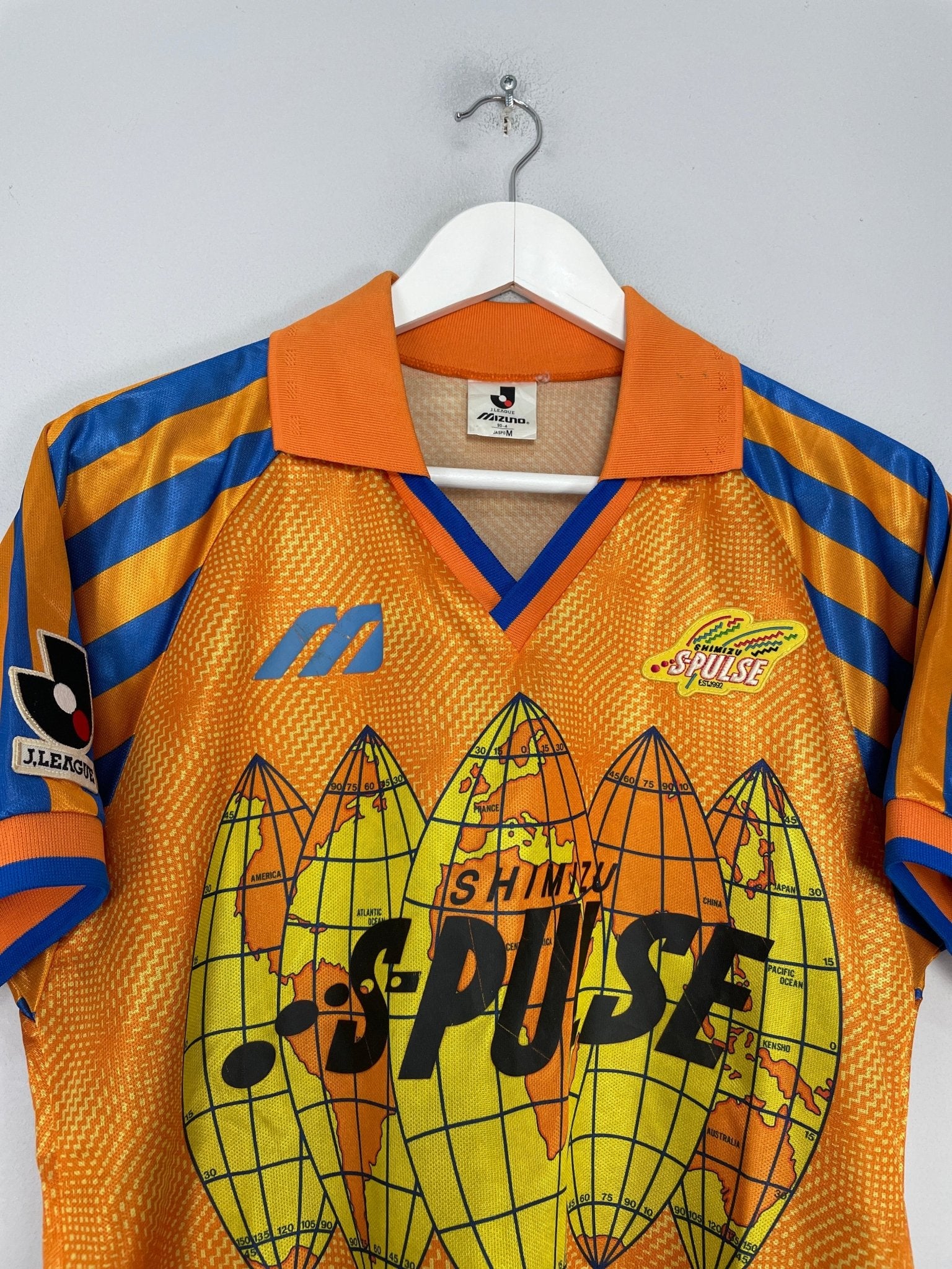 Shop 1993/94 SHIMIZU S-PULSE HOME SHIRT (S) MIZUNO, classic football shirts, vintage football shirts & retro soccer jerseys at Cult Kits