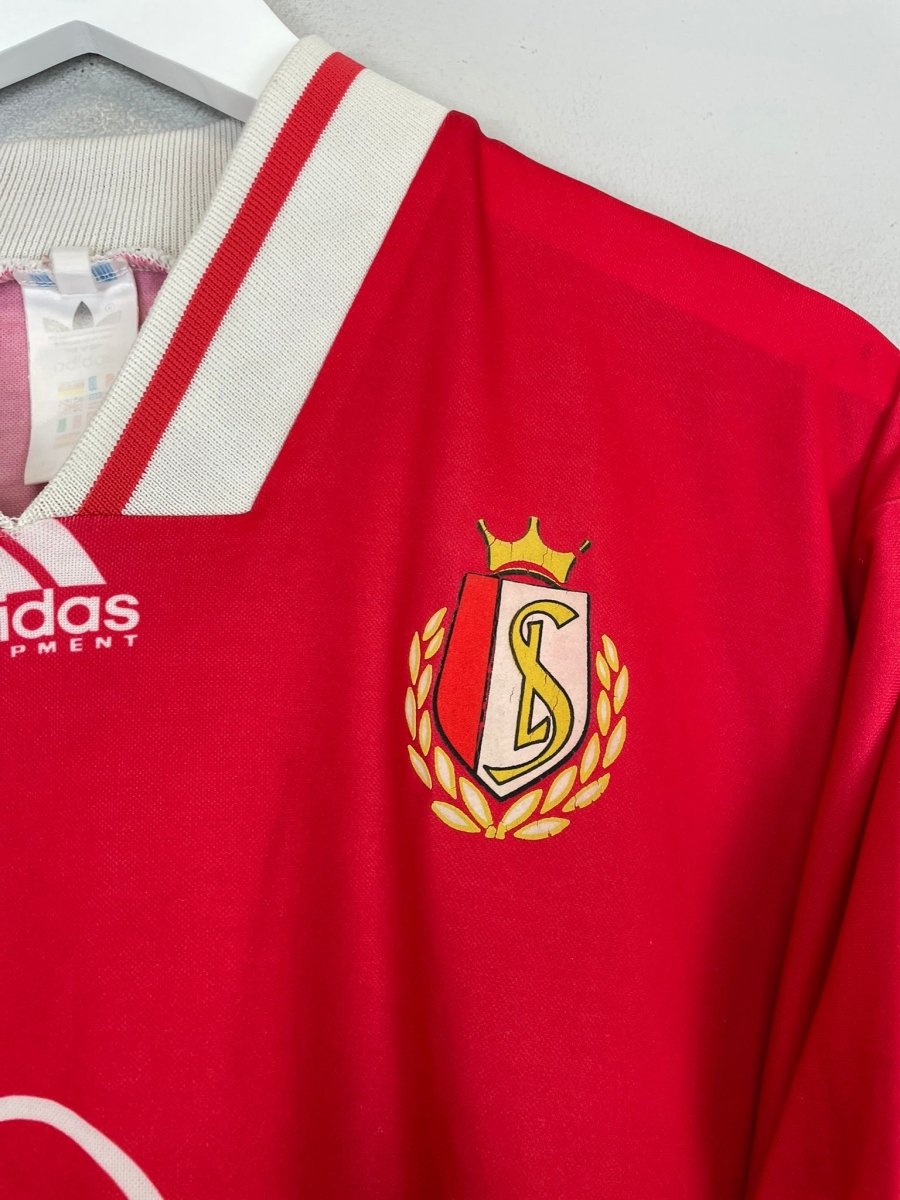 1993/94 STANDARD LIEGE 9 HOME SHIRT (L) ADIDAS - Cult Kits - Large - Buy Vintage Football Shirts, Authentic Retro Football Shirts For Sale, Classic Football Shirts & Soccer Jersey