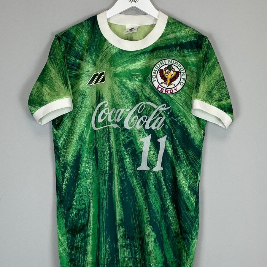 1993/94 TOKYO VERDY 11 HOME SHIRT (M) MIZUNO - Cult Kits - Medium - Buy Vintage Football Shirts, Authentic Retro Football Shirts For Sale, Classic Football Shirts & Soccer Jersey