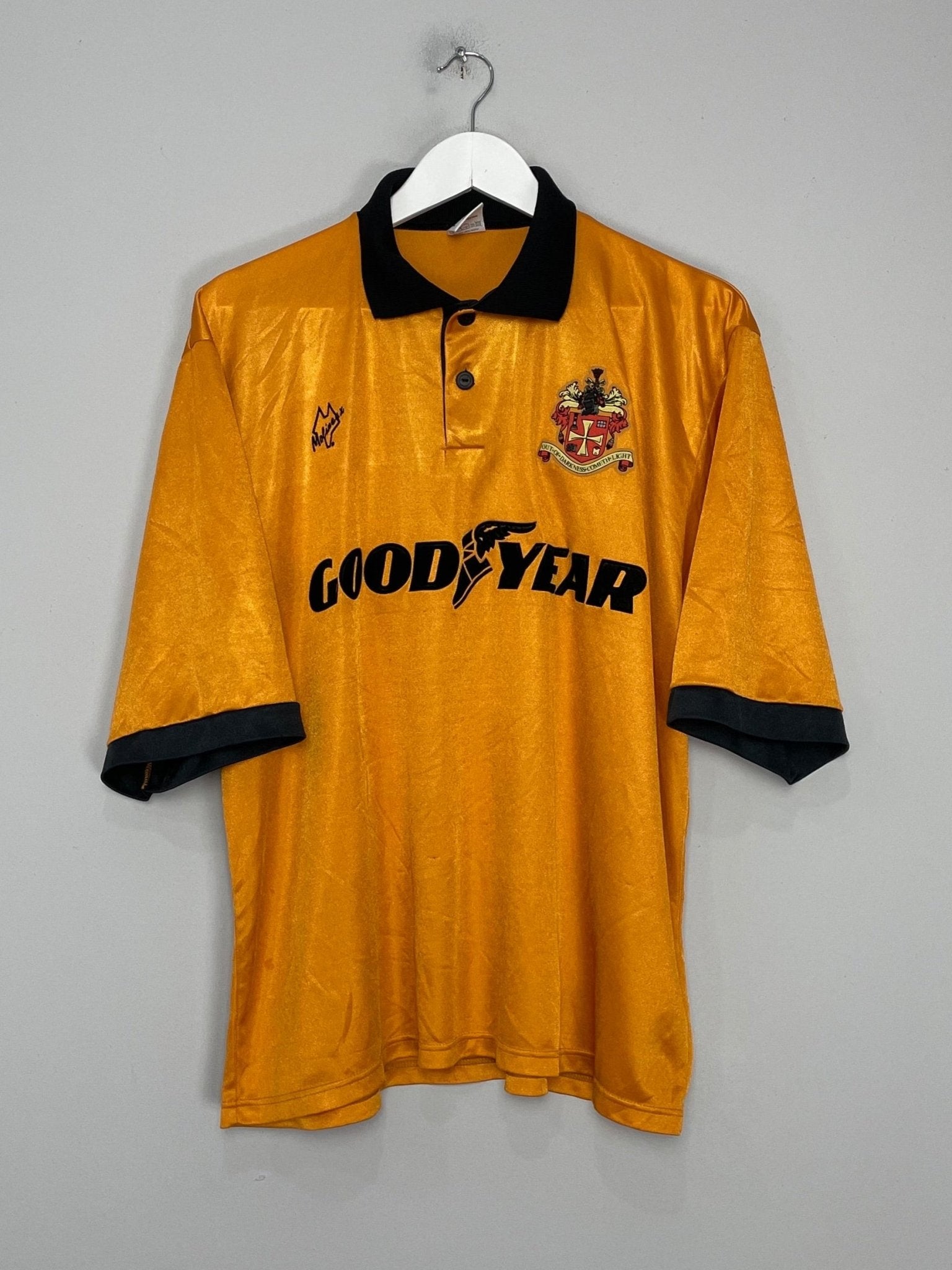 Shop 1993/94 WOLVES HOME SHIRT (XXL) MOLINEUX, classic football shirts, vintage football shirts & retro soccer jerseys at Cult Kits