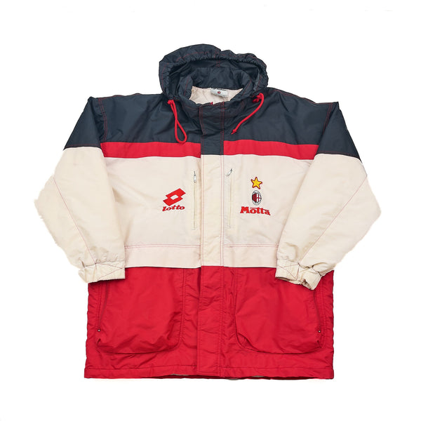 1993/95 AC Milan Bench Coat (M) Lotto – Cult Kits
