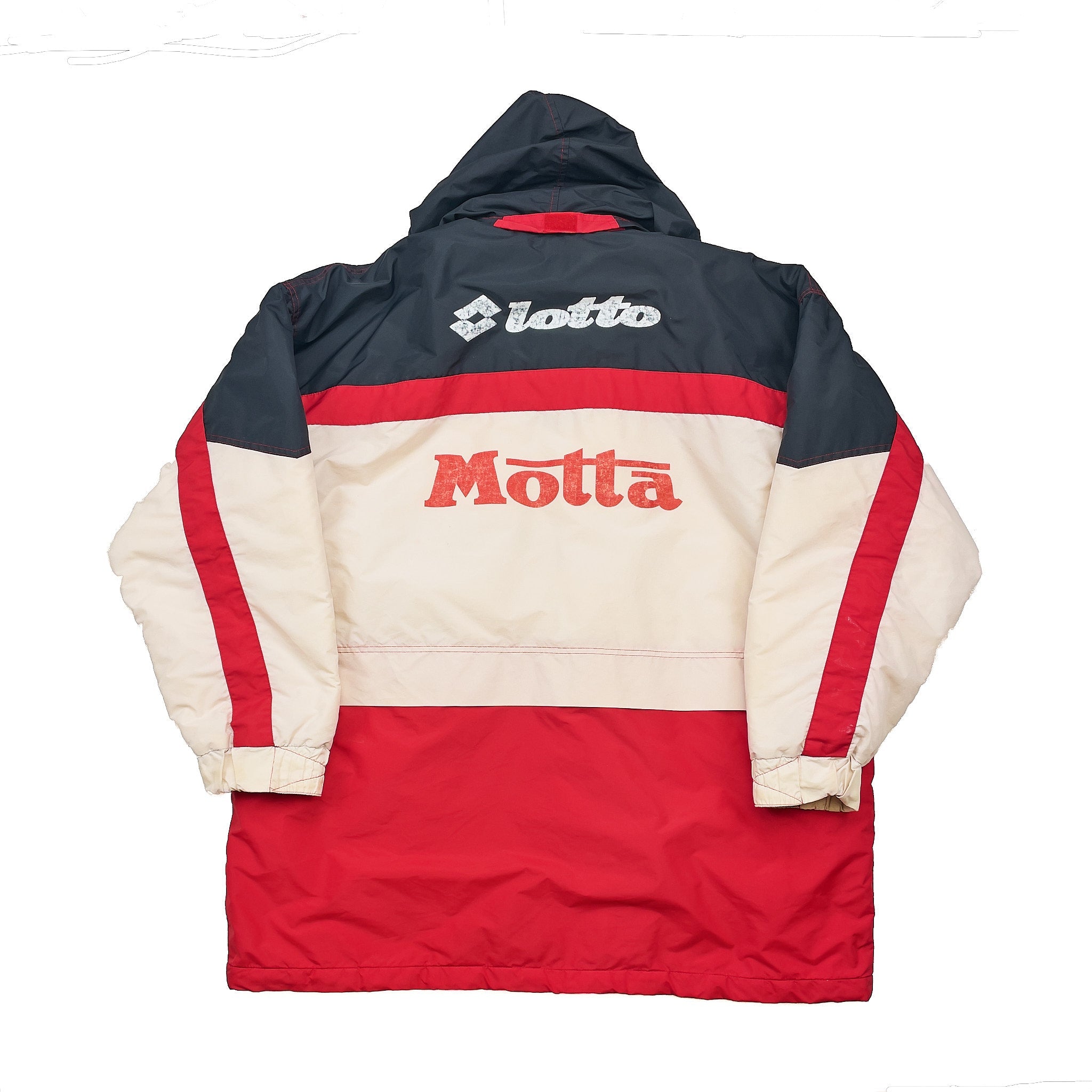 Buy 1993/95 AC Milan Bench Coat (M) Lotto ~ Free worldwide shipping available ~ Authentic Vintage Football Shirts from Cult Kits