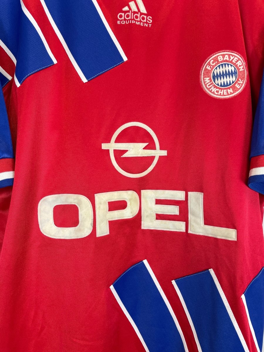 1993/95 BAYERN MUNICH 10 HOME SHIRT (L) ADIDAS - Cult Kits - Large - Buy Vintage Football Shirts, Authentic Retro Football Shirts For Sale, Classic Football Shirts & Soccer Jersey