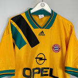 1993/95 BAYERN MUNICH AWAY SHIRT (L) ADIDAS - Cult Kits - Large - Buy Vintage Football Shirts, Authentic Retro Football Shirts For Sale, Classic Football Shirts & Soccer Jersey