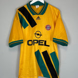 1993/95 BAYERN MUNICH AWAY SHIRT (L) ADIDAS - Cult Kits - Large - Buy Vintage Football Shirts, Authentic Retro Football Shirts For Sale, Classic Football Shirts & Soccer Jersey