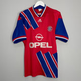 Shop 1993/95 BAYERN MUNICH HOME SHIRT (M) ADIDAS, classic football shirts, vintage football shirts & retro soccer jerseys at Cult Kits