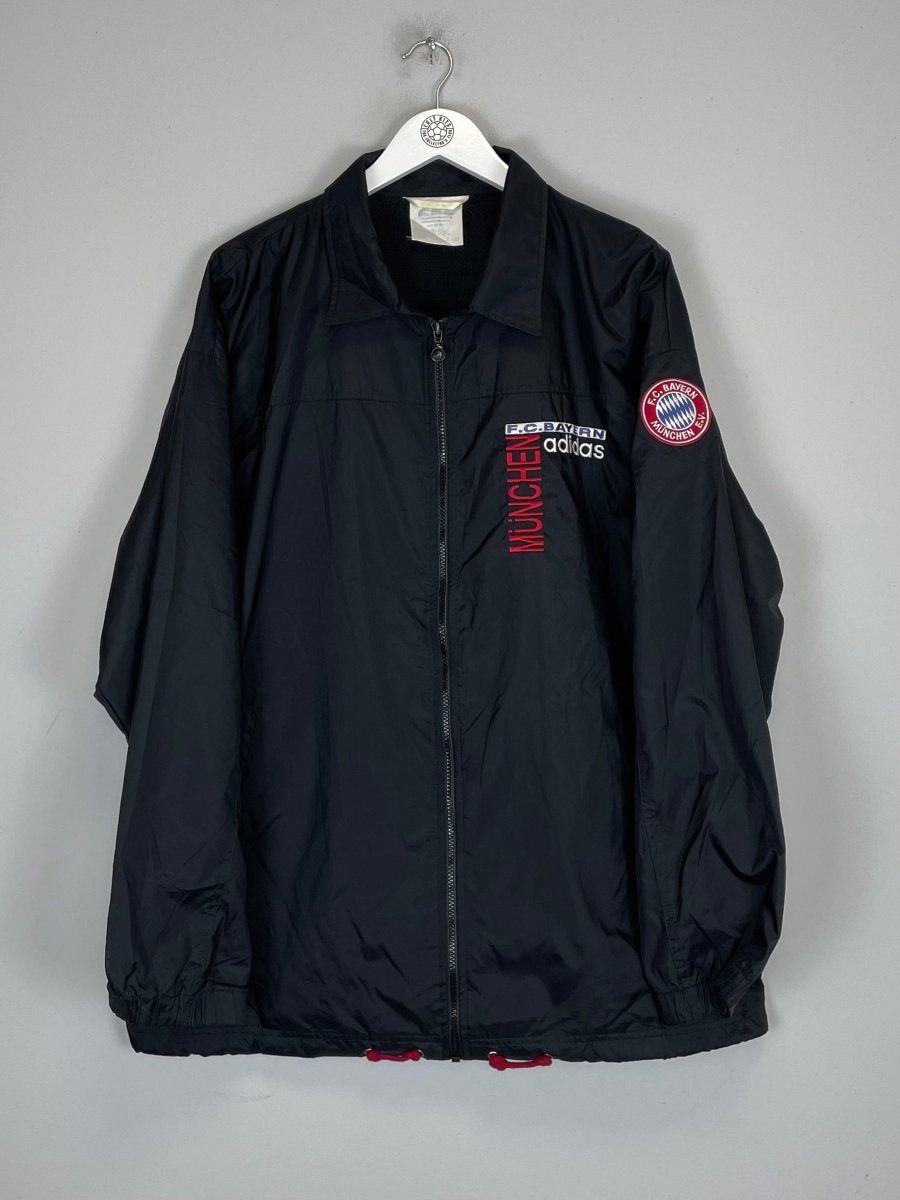 1993/95 BAYERN MUNICH WINDBREAKER JACKET (L) ADIDAS - Cult Kits - Large - Buy Vintage Football Shirts, Authentic Retro Football Shirts For Sale, Classic Football Shirts & Soccer Jersey
