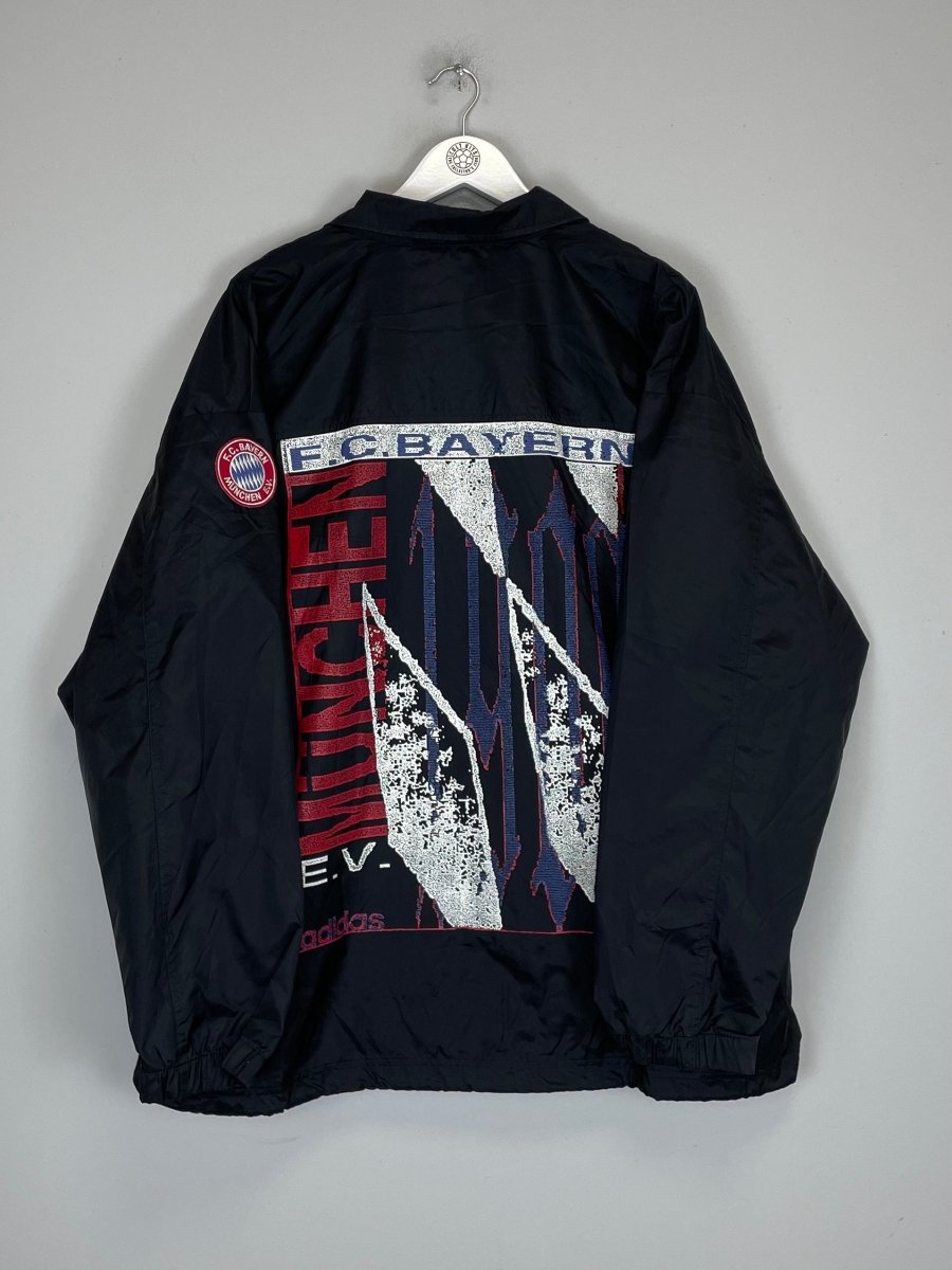 1993/95 BAYERN MUNICH WINDBREAKER JACKET (L) ADIDAS - Cult Kits - Large - Buy Vintage Football Shirts, Authentic Retro Football Shirts For Sale, Classic Football Shirts & Soccer Jersey