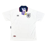 Buy 1993/95 England *BNWT* Home Shirt (XL) Umbro ~ Free worldwide shipping ~ Authentic Vintage Football Shirts from Cult Kits