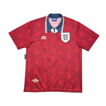 Buy 1993/95 England Gascoigne 8 Away Shirt (L) Umbro ~ Free worldwide shipping ~ Authentic Vintage Football Shirts from Cult Kits