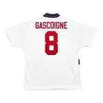 Buy 1993/95 ENGLAND GASCOIGNE 8 HOME SHIRT (L) UMBRO ~ Free worldwide shipping available ~ Authentic Vintage Football Shirts from Cult Kits