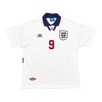 Buy 1993/95 ENGLAND SHEARER 9 HOME SHIRT (L) UMBRO ~ Free worldwide shipping available ~ Authentic Vintage Football Shirts from Cult Kits