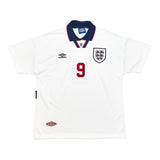 Buy 1993/95 ENGLAND SHEARER 9 HOME SHIRT (L) UMBRO ~ Free worldwide shipping available ~ Authentic Vintage Football Shirts from Cult Kits