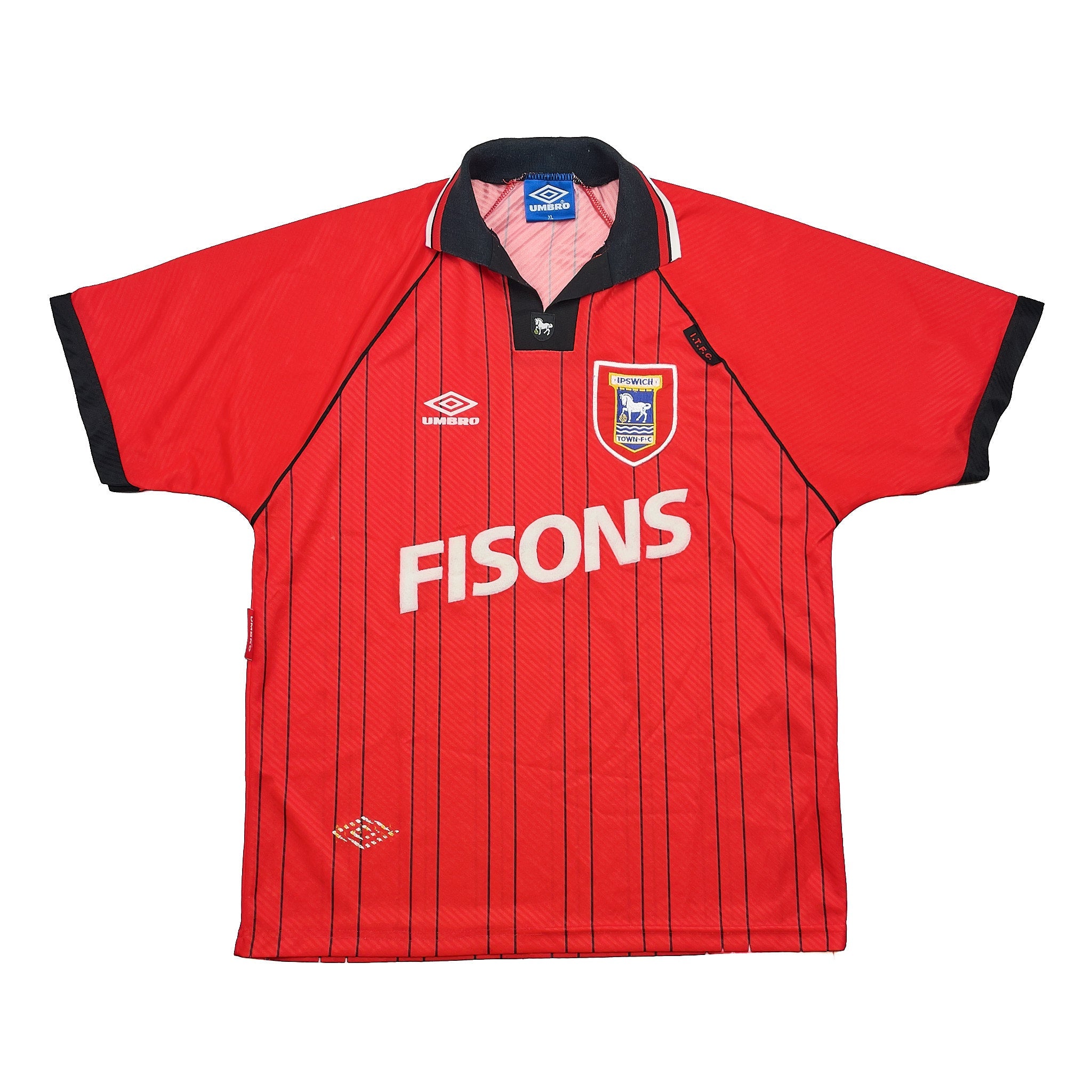 Buy 1993/95 Ipswich Town Away Shirt (XL) Umbro ~ Free worldwide shipping available ~ Authentic Vintage Football Shirts from Cult Kits