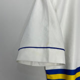 Shop 1993/95 LEEDS UNITED HOME SHIRT (M) ASICS, classic football shirts, vintage football shirts & retro soccer jerseys at Cult Kits