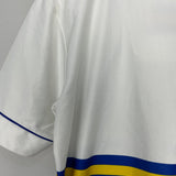 Shop 1993/95 LEEDS UNITED HOME SHIRT (M) ASICS, classic football shirts, vintage football shirts & retro soccer jerseys at Cult Kits