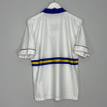 Shop 1993/95 LEEDS UNITED HOME SHIRT (M) ASICS, classic football shirts, vintage football shirts & retro soccer jerseys at Cult Kits